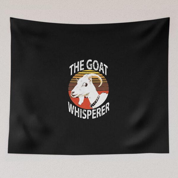 Item preview, The Goat Whisperer Retro Sunset Animal Lover Graphic designed and sold by rohebyrde.