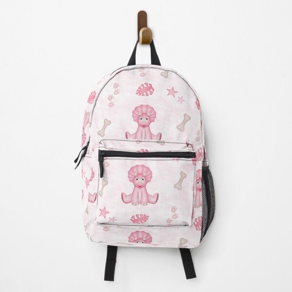 Item preview, Cute Pink Triceratops Pattern - Pastel Kawaii Dinosaur Print designed and sold by PatternUnique.