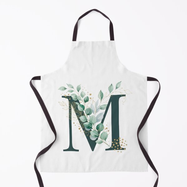 Item preview, Sage Green Botinical Letter M designed and sold by ITCHAWAWAA.