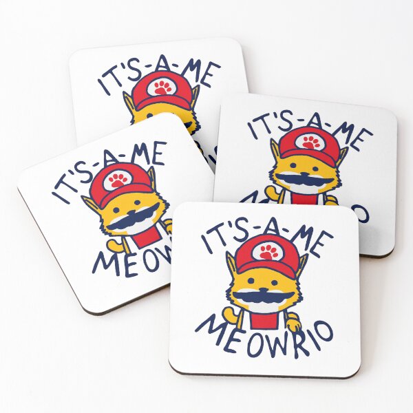 Item preview, It's-a-me Meowrio designed and sold by Animalteeart.