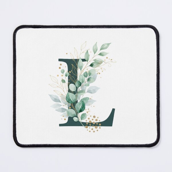 Item preview,  Sage Green Botinical Letter L designed and sold by ITCHAWAWAA.