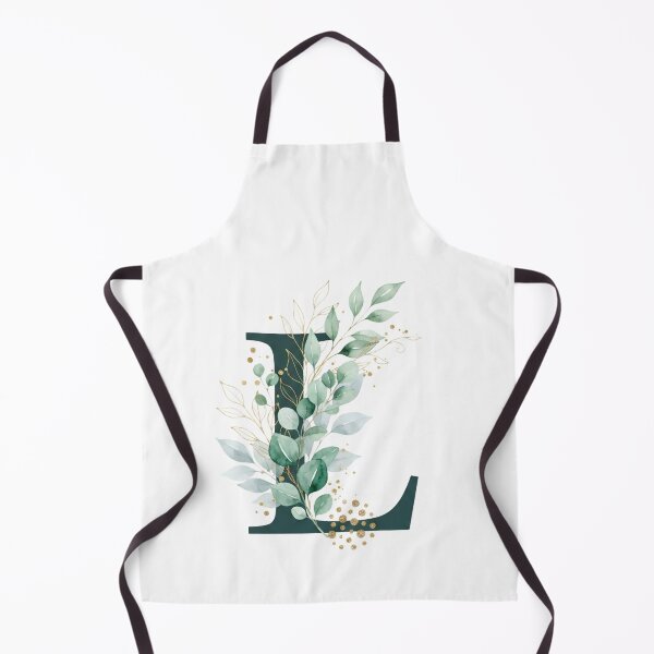 Item preview, Sage Green Botinical Letter L designed and sold by ITCHAWAWAA.