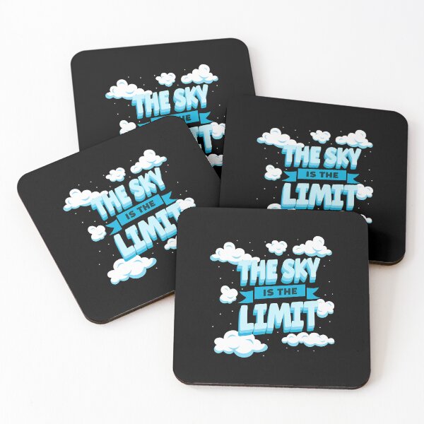 Item preview, The Sky Is The Limit Motivational Clouds Design designed and sold by amishuc.
