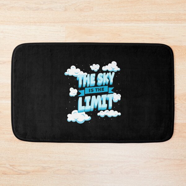 Item preview, The Sky Is The Limit Motivational Clouds Design designed and sold by amishuc.