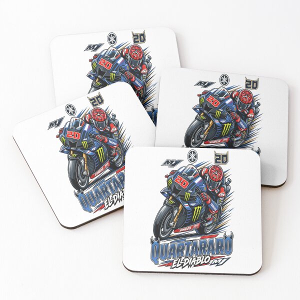 Item preview, Fabio Quartararo El Diablo MotoGP Racing Motorcycle Design designed and sold by ActionForge.