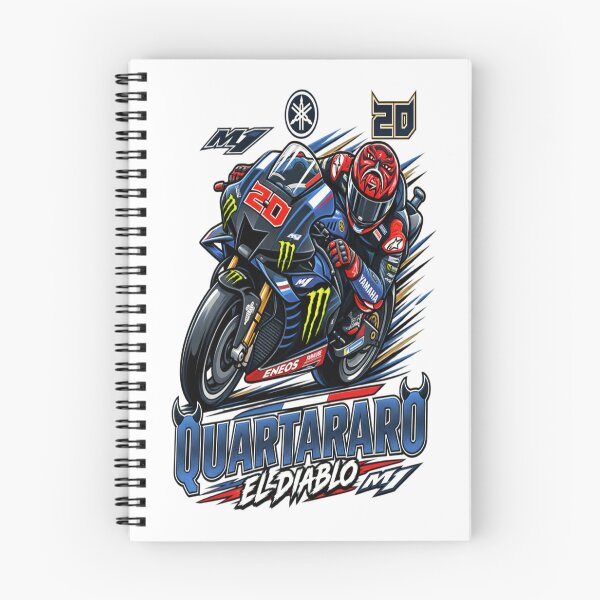 Item preview, Fabio Quartararo El Diablo MotoGP Racing Motorcycle Design designed and sold by ActionForge.