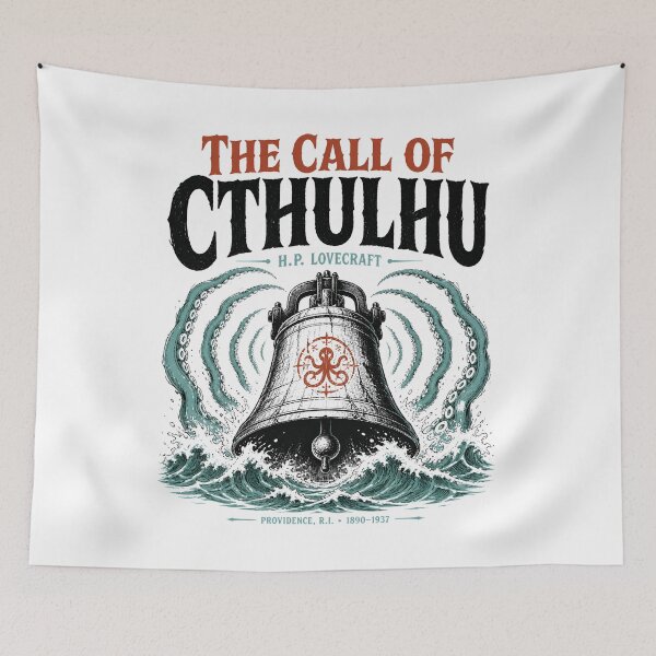 Item preview, Lovecraft Call of Cthulhu Bell and Tentacles designed and sold by Fenay Designs.