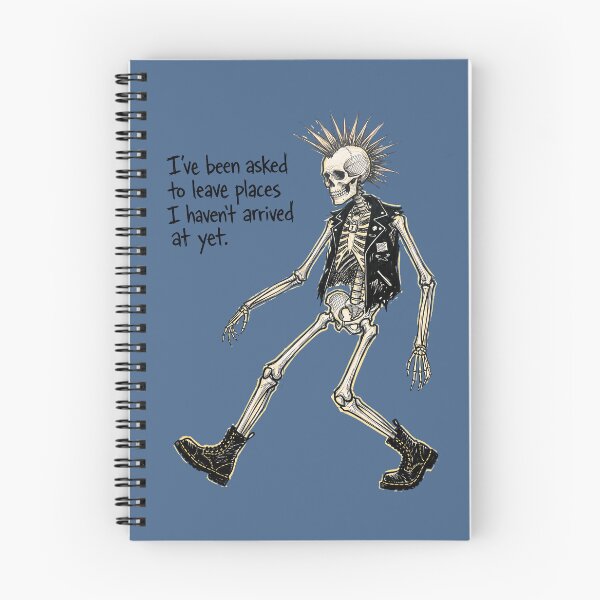 Item preview, Preemptive Exile - Punk Rock Skeleton Streetwear Art Print designed and sold by FreiherrPK.