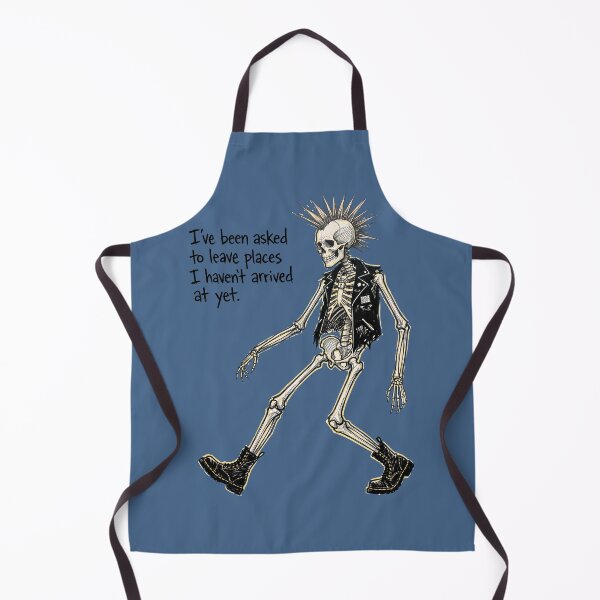Item preview, Preemptive Exile - Punk Rock Skeleton Streetwear Art Print designed and sold by FreiherrPK.