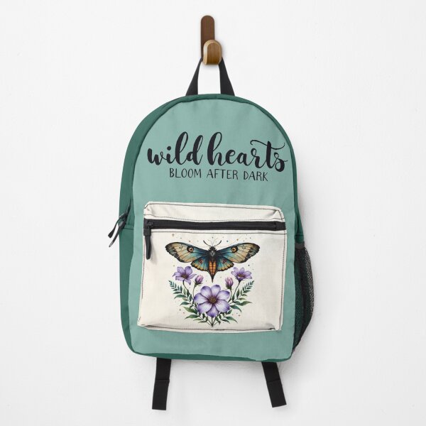 Item preview, Wild Hearts Bloom After Dark Moth & Botanical Art designed and sold by Connys Colorful World.