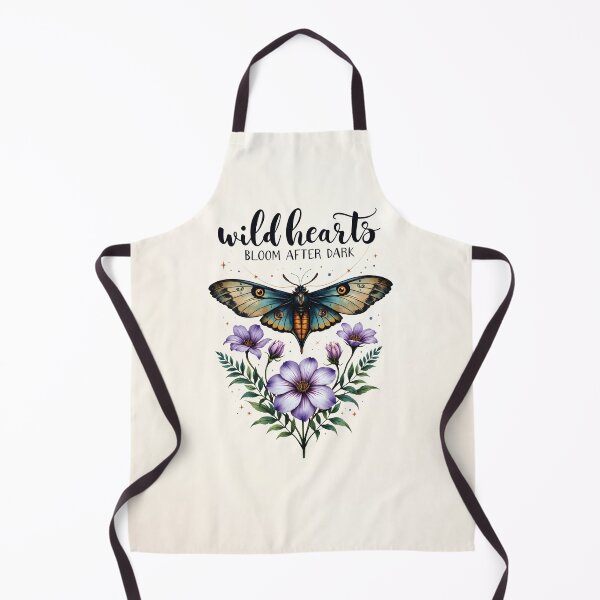 Item preview, Wild Hearts Bloom After Dark Moth & Botanical Art designed and sold by Connys Colorful World.