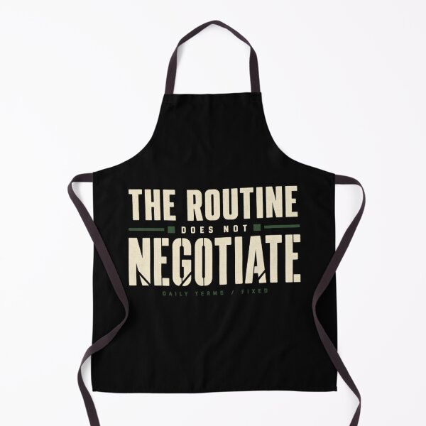 Item preview, THE ROUTINE DOES NOT NEGOTIATE, Quiet Discipline Tee designed and sold by PhylonBoxx.