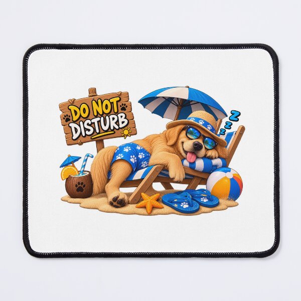Item preview, Funny Summer Beach Dogs– Cute Tropical Dog Vacation & Beach Vibes. designed and sold by kissing Pets.