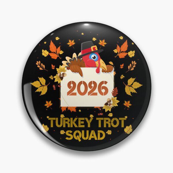 Item preview, Turkey Trot Squad 2026 | Pilgrim Hat Turkey designed and sold by PROPera-design.