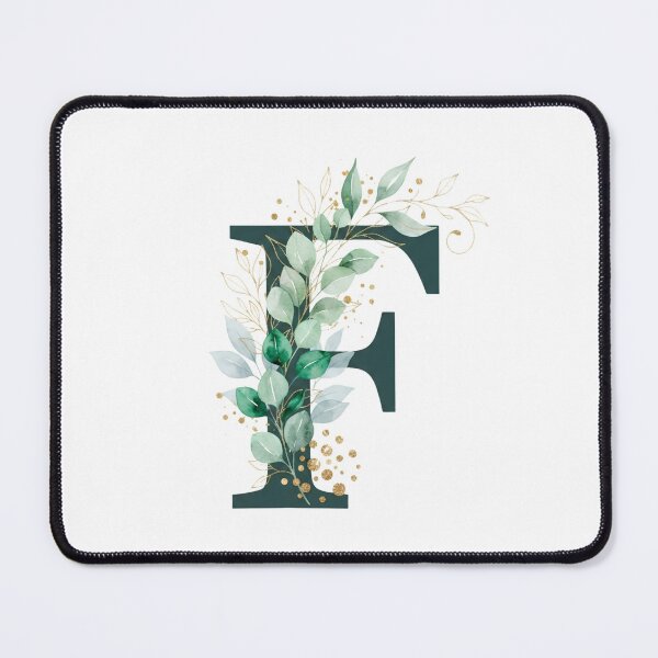 Item preview, Sage Green Botinical Letter F designed and sold by ITCHAWAWAA.