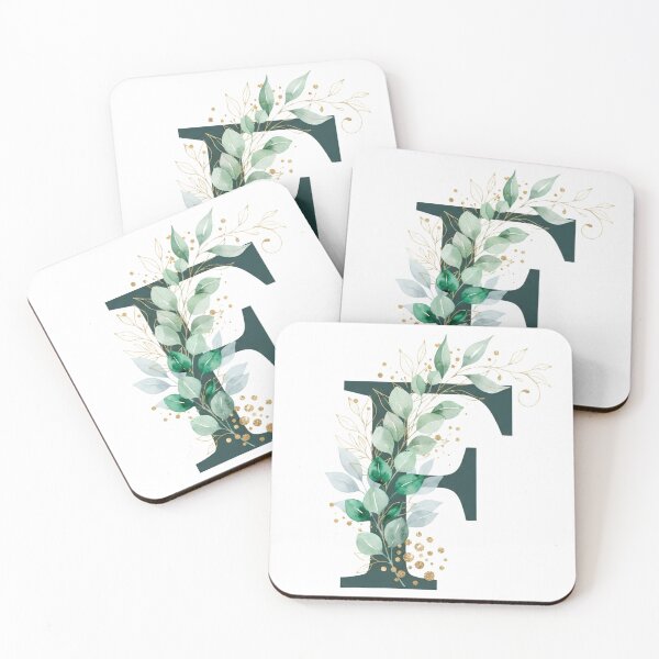 Item preview, Sage Green Botinical Letter F designed and sold by ITCHAWAWAA.