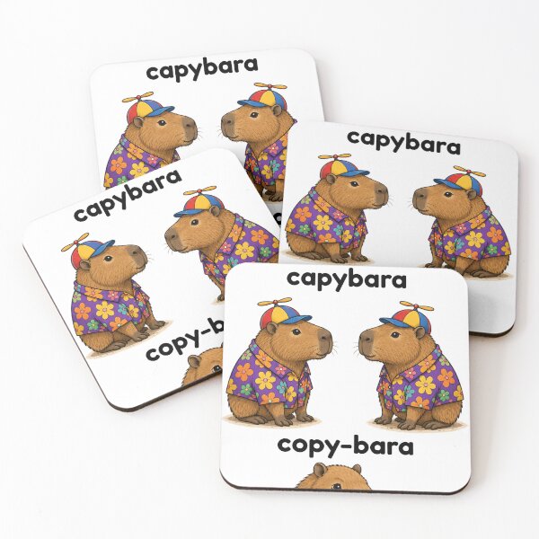 Item preview, capybara copy-bara paste-bara designed and sold by PhiloDoh.