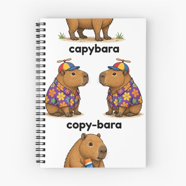 Item preview, capybara copy-bara paste-bara designed and sold by PhiloDoh.