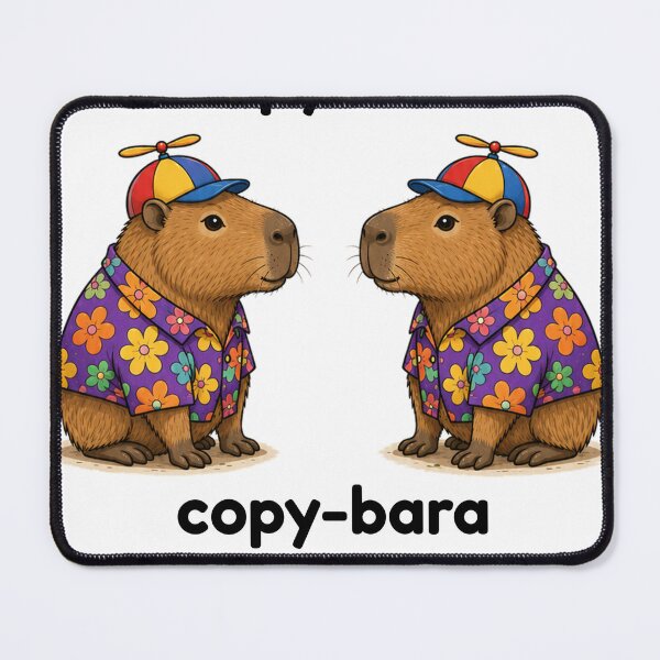 Item preview, capybara copy-bara paste-bara designed and sold by PhiloDoh.