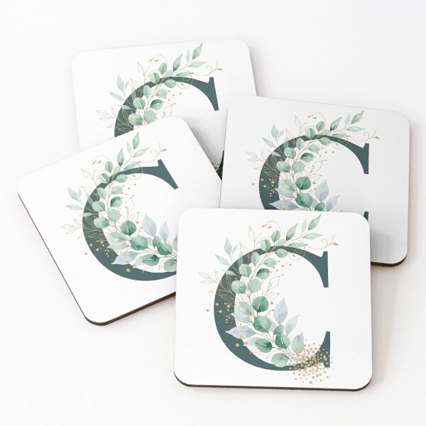 Item preview,  Sage Green Botinical Letter C designed and sold by ITCHAWAWAA.