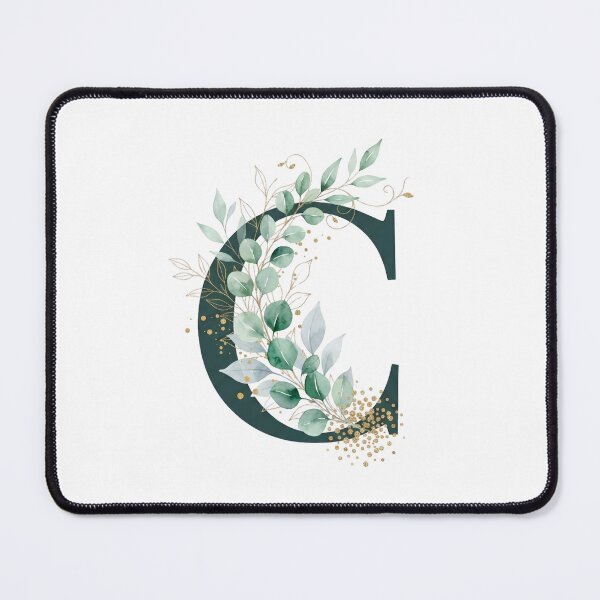 Item preview,  Sage Green Botinical Letter C designed and sold by ITCHAWAWAA.