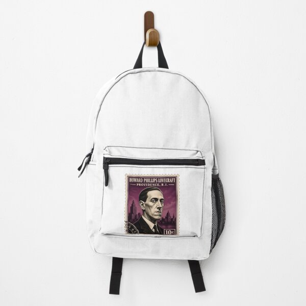 Item preview, Lovecraft Providence Portrait on Vintage Postage designed and sold by Fenay Designs.