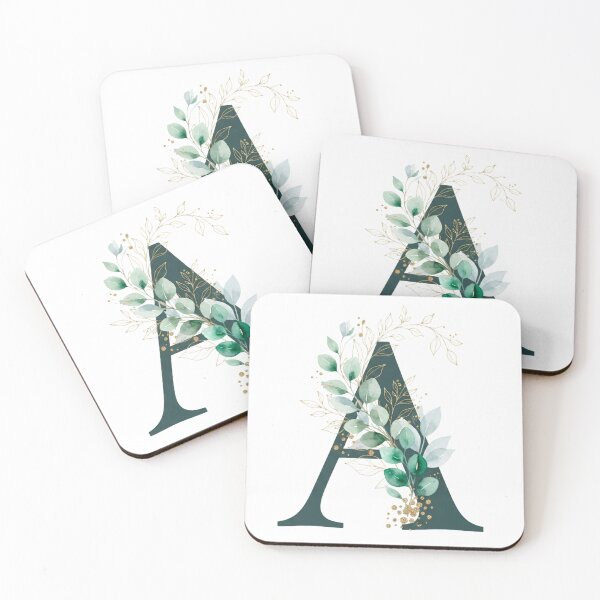 Item preview, Sage Green Botinical Letter A designed and sold by ITCHAWAWAA.