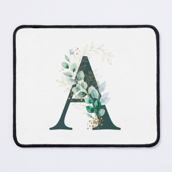 Item preview, Sage Green Botinical Letter A designed and sold by ITCHAWAWAA.