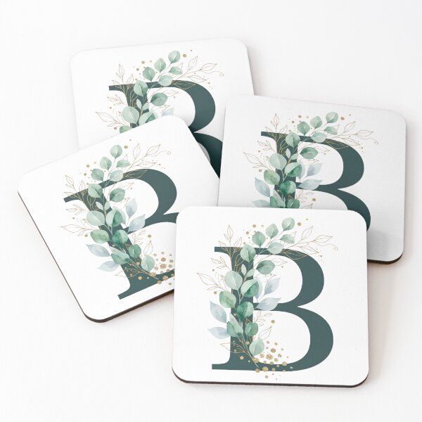 Item preview, Sage Green Botinical Letter B designed and sold by ITCHAWAWAA.