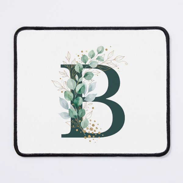 Item preview, Sage Green Botinical Letter B designed and sold by ITCHAWAWAA.