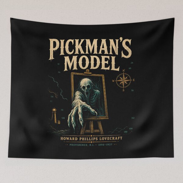 Item preview, Lovecraft Pickman's Model Reaching from the Canvas designed and sold by Fenay Designs.