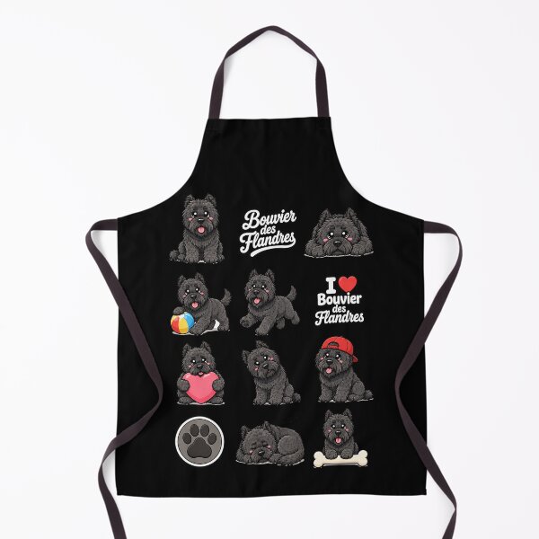 Item preview, Cute Bouvier des Flandres stickers and apparel design designed and sold by rafaeltto.