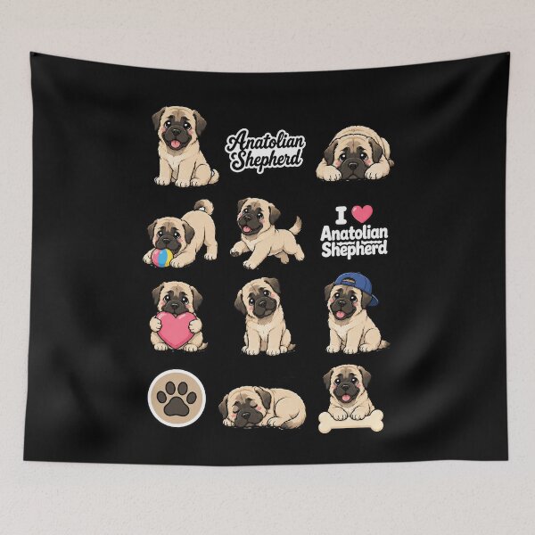 Item preview, Cute Anatolian Shepherd stickers and apparel design designed and sold by rafaeltto.