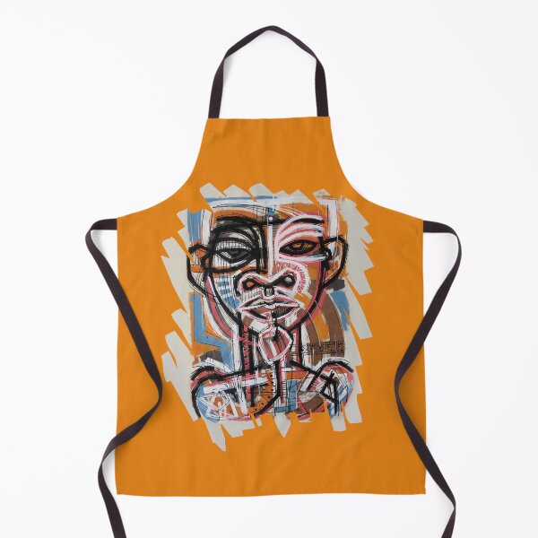 Item preview, Handmade Neo-Expressionist mask with portrait – Urban totem designed and sold by supernikol.