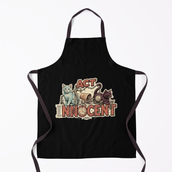 Item preview, Act Innocent Cat Saying, Funny Cat Lover Design, Cat Humor, Feline Attitude, Cat Owner Gift, Cat Mom Gift, Cat Dad Gift, Funny Kitty Quote, Pet Lover Artwork designed and sold by Typologystudios.