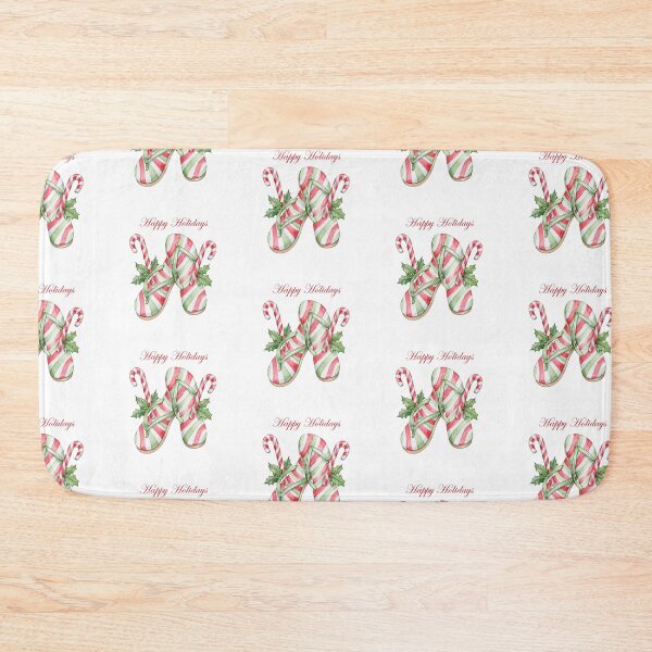 Item preview, Candy Cane Flip Flops Holiday Charm designed and sold by Anastasiia Yurevych.