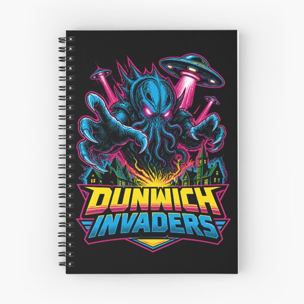 Item preview, Lovecraft Dunwich Invaders Neon Arcade Invasion designed and sold by Fenay Designs.