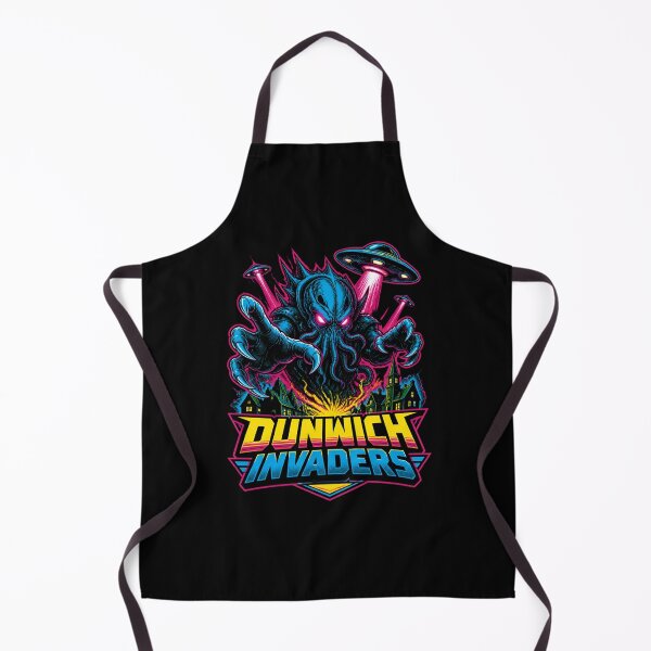 Item preview, Lovecraft Dunwich Invaders Neon Arcade Invasion designed and sold by Fenay Designs.