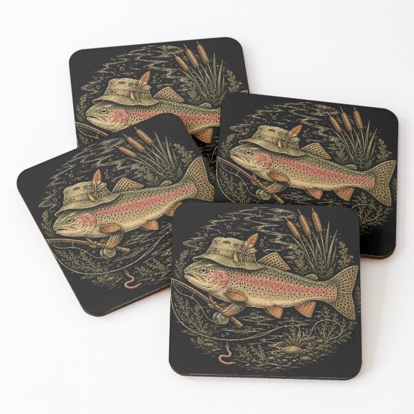 Item preview, Vintage Rainbow Trout Fly Fishing Adventure designed and sold by WILLIAMS-BR.