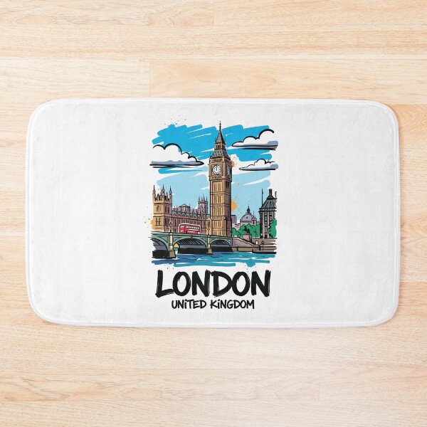 Item preview, Big Ben London Landmark UK Travel Art designed and sold by Merch by Das Design Studio.