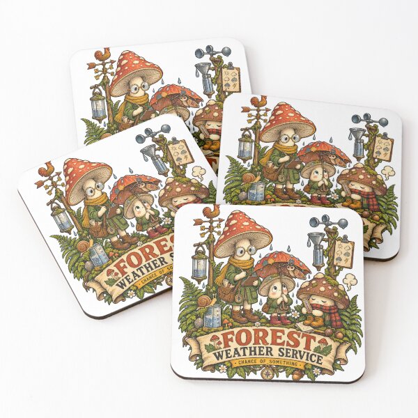 Item preview, Forest Weather Service Mushroom Forecast Crew designed and sold by Trendy-Artistry.