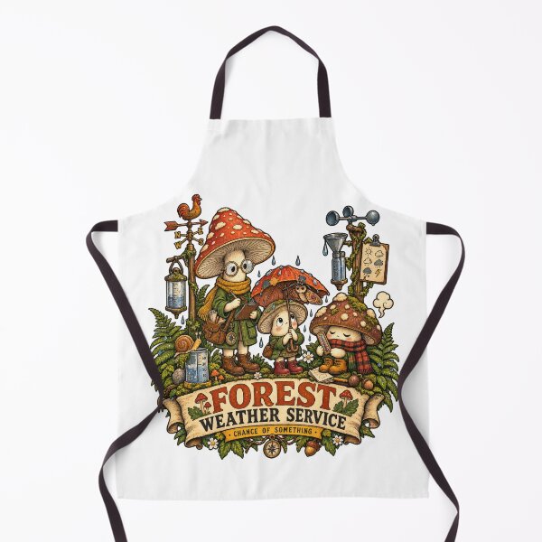 Item preview, Forest Weather Service Mushroom Forecast Crew designed and sold by Trendy-Artistry.