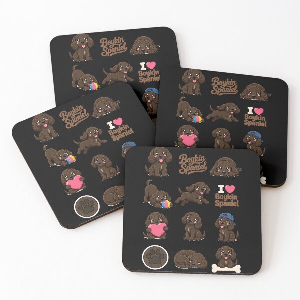 Item preview, Cute Boykin Spaniel stickers and apparel design designed and sold by rafaeltto.