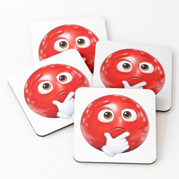 Artikelvorschau, Gedanke Nr. 3: Sammlung roter Emojis entworfen und verkauft von EscapeArtist13.