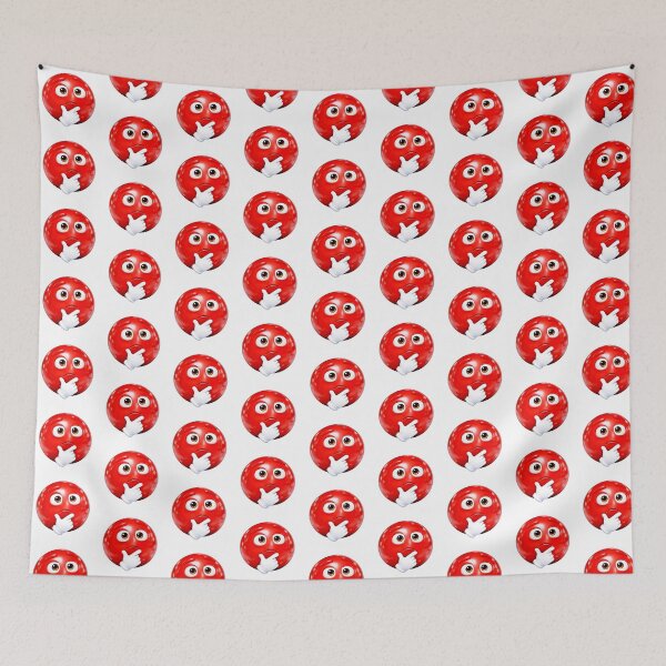 Item preview, Thinking #3: Red Emoji Collection  designed and sold by EscapeArtist13.