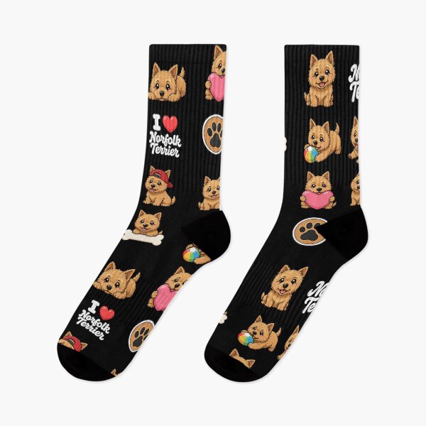Item preview, Cute Norfolk Terrier stickers and apparel design designed and sold by rafaeltto.