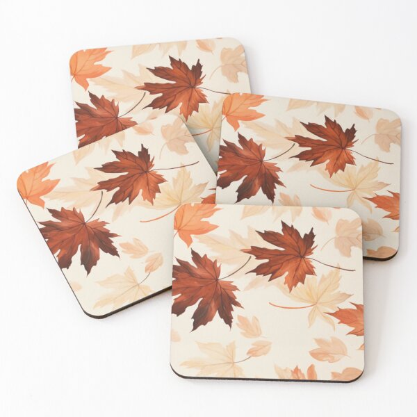 Item preview, Autumn Maple Leaves Pattern — Warm Falling Foliage Background designed and sold by LYAN-STORE.