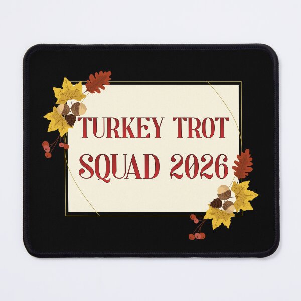 Item preview, Turkey Trot Squad 2026 | Elegant Autumn Leaves designed and sold by PROPera-design.