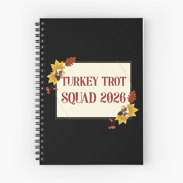 Item preview, Turkey Trot Squad 2026 | Elegant Autumn Leaves designed and sold by PROPera-design.