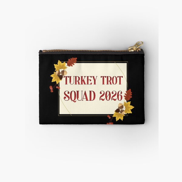 Item preview, Turkey Trot Squad 2026 | Elegant Autumn Leaves designed and sold by PROPera-design.